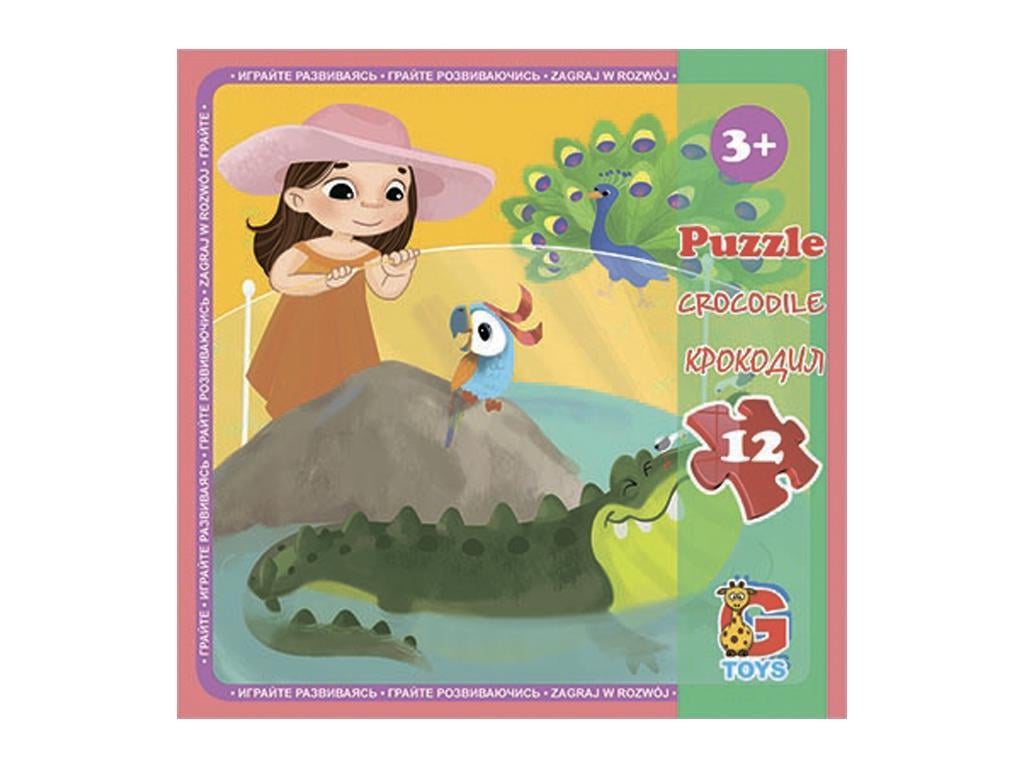 Пазли G-Toys із серії Зоопарк 12 ел. (MTT-187452)