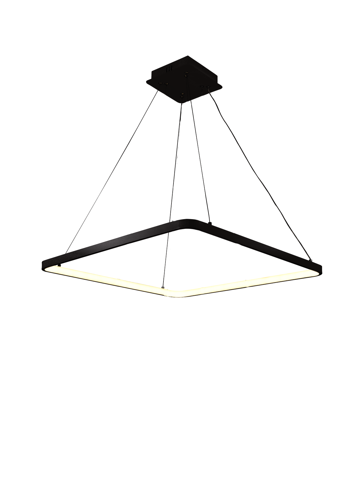 Люстра подвесная светодиодная Sirius LCD3017 BK Черный