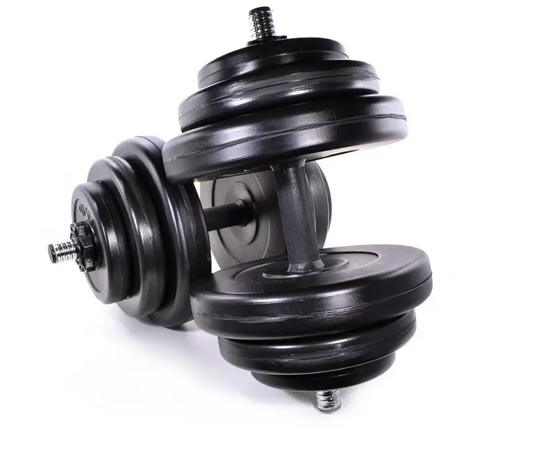 Гантели для дома Neo Sport с металлическим грифом 2х18,5 кг - фото 4