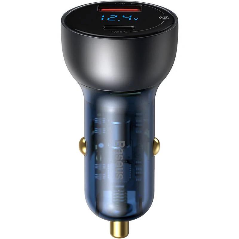 Автомобільний зарядний пристрій Baseus Particular PPS 1USB+Type-C 65W (CCKX-C0G) Dark grey