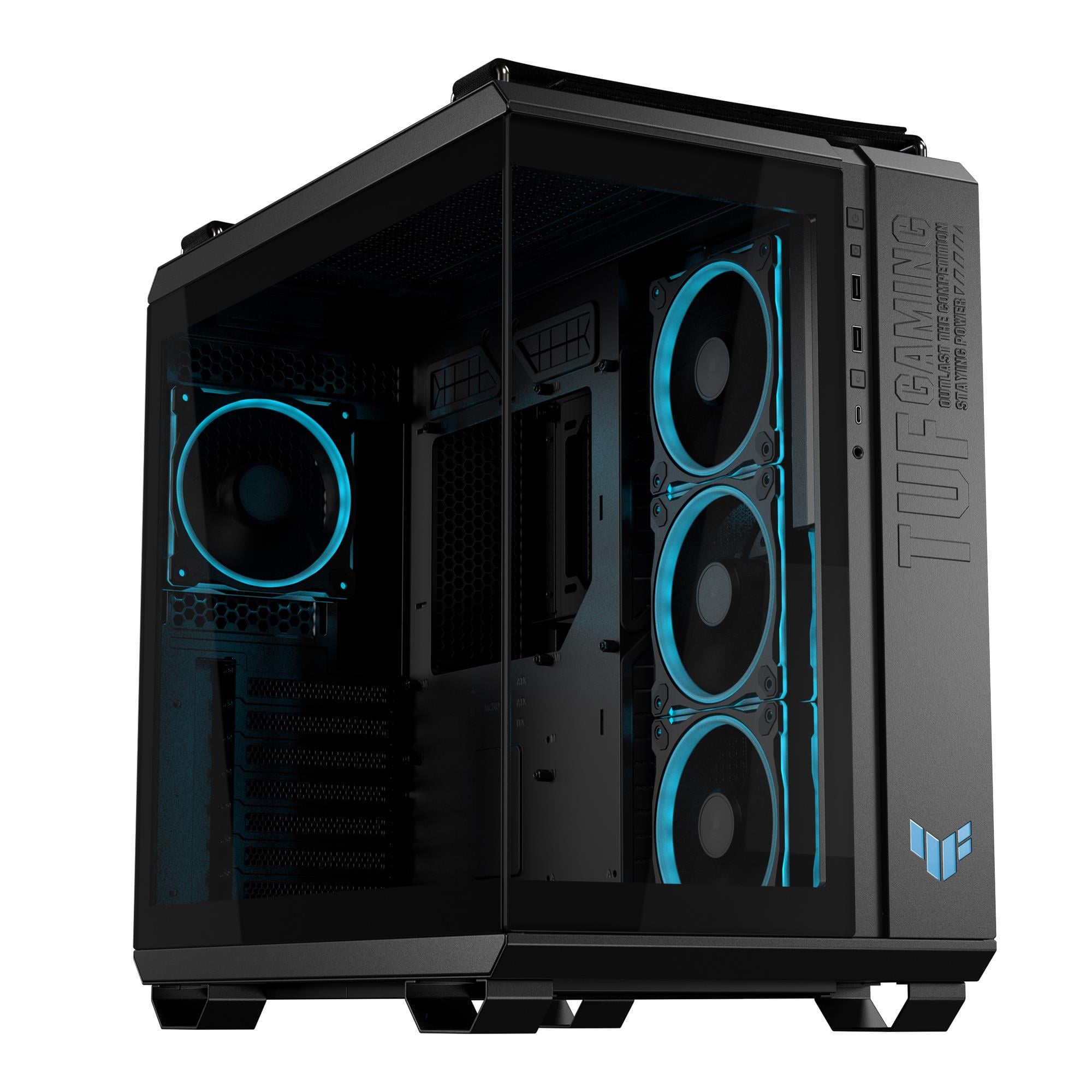 Корпус для ПК Asus TUF Gaming GT502 Horizon ARGB Midi-Tower PSU ATX/MicroATX/Mini-ITX Black (90DC0090-B19020)
