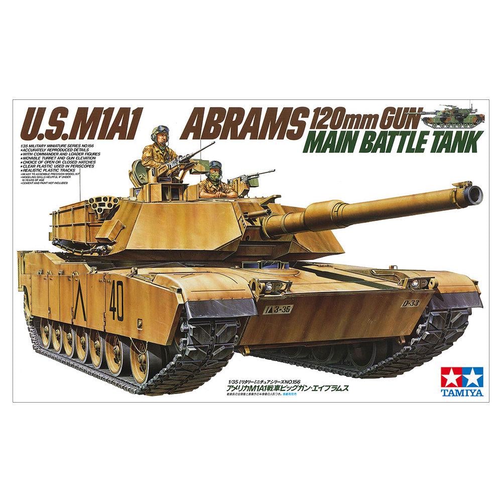 Сборная модель Tamiya танк 1:35 USM1A1 Abrams (35156-000)