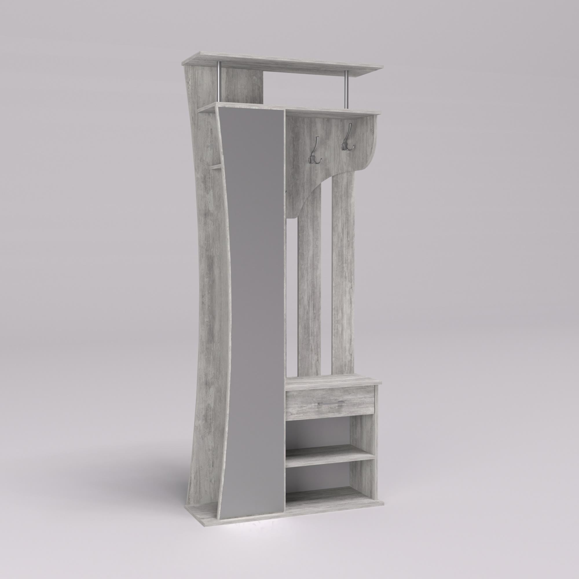 Передпокій Соло-8 900х330х2100 мм Урбан Лайт(22334)