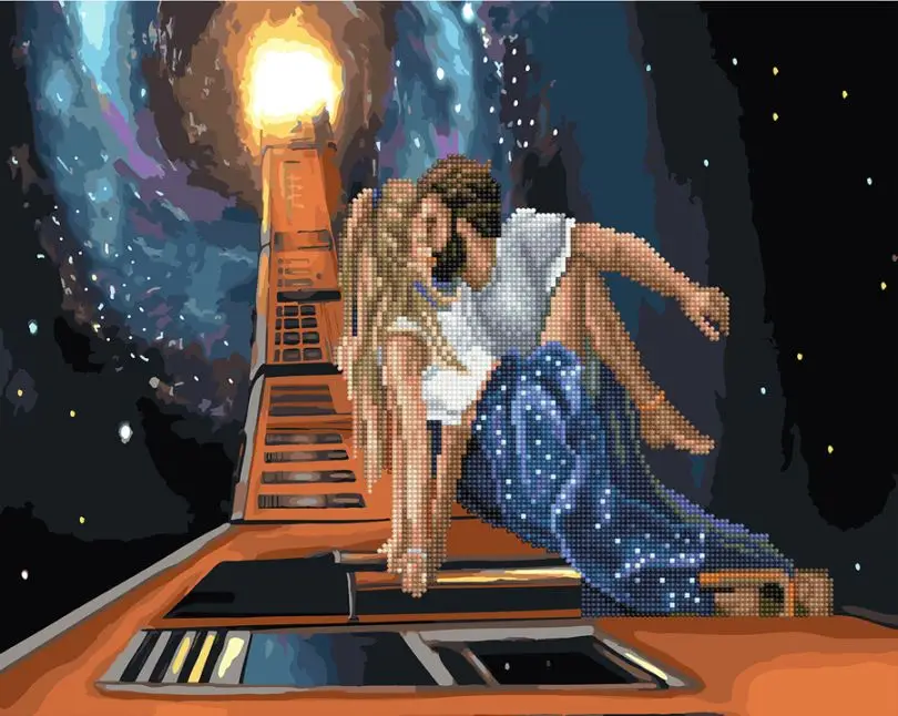 Картина по номерам Brushme Итого в стратосферу 40x50 см (BGZS1185)