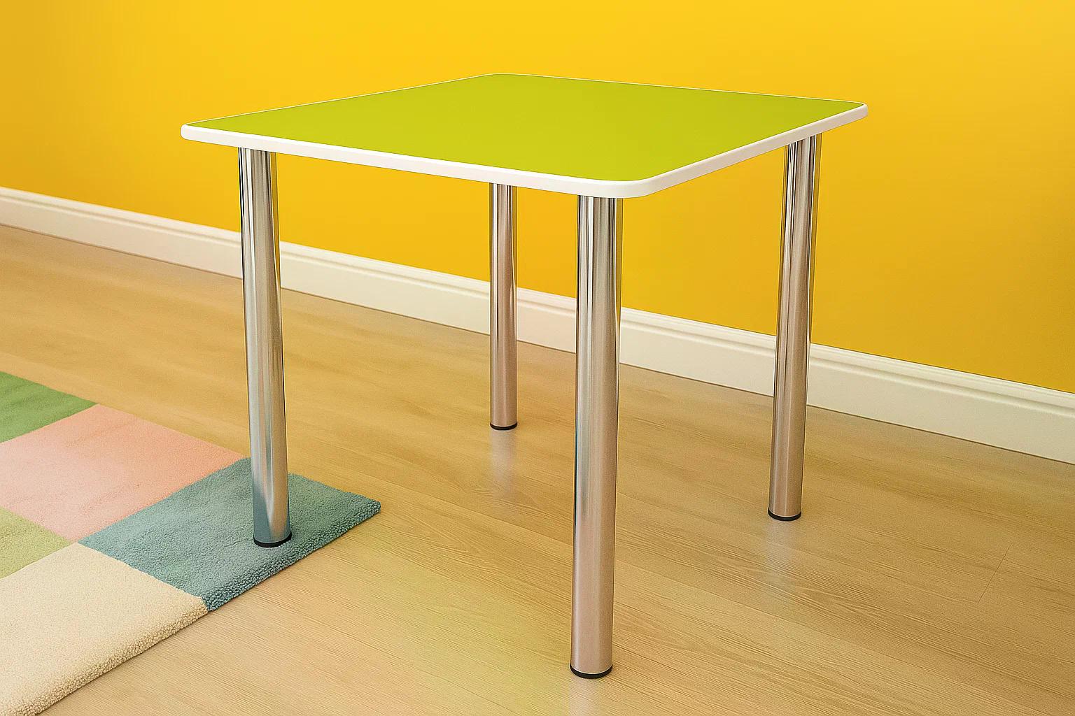 Стол обеденный для кафе баров школьных столовых 775х775х750 мм Лайм