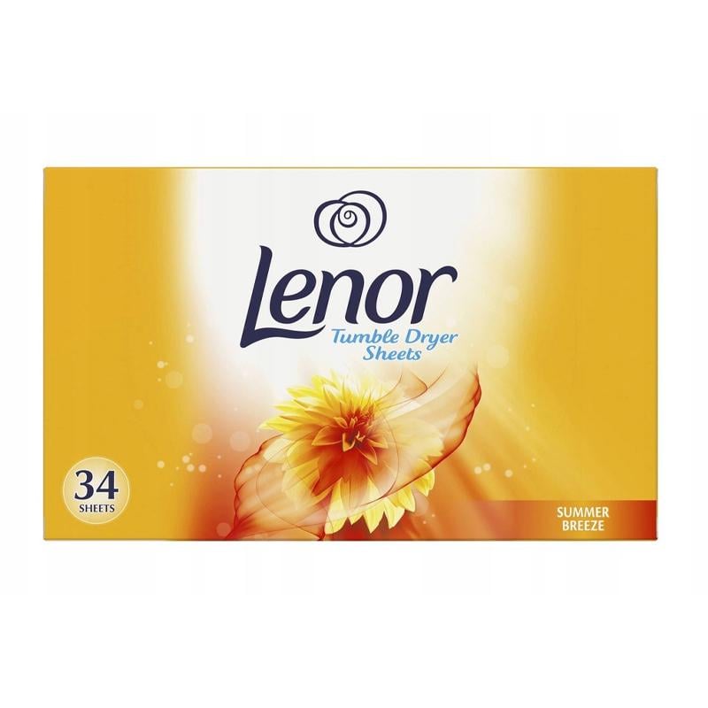 Салфетки ароматизированные Lenor Летний бриз для сушки белья 34 шт.