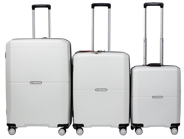 Комплект чемоданов Snowball 49103 Белый (721dc375742f0b93bf12542e34aad081)