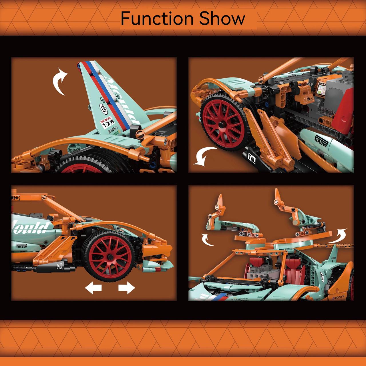 Конструктор Спортивный автомобиль на дистанционном управлениии 1669 деталей (2402604449) - фото 5 Конструктор Спортивный автомобиль на дистанционном управлениии 1669 деталей (2402604449) - фото 5