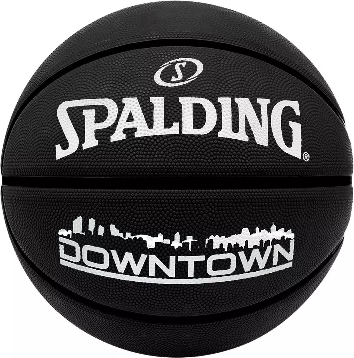 Баскетбольный мяч Spalding DOWNTOWN р. 7 Черный (84634Z)