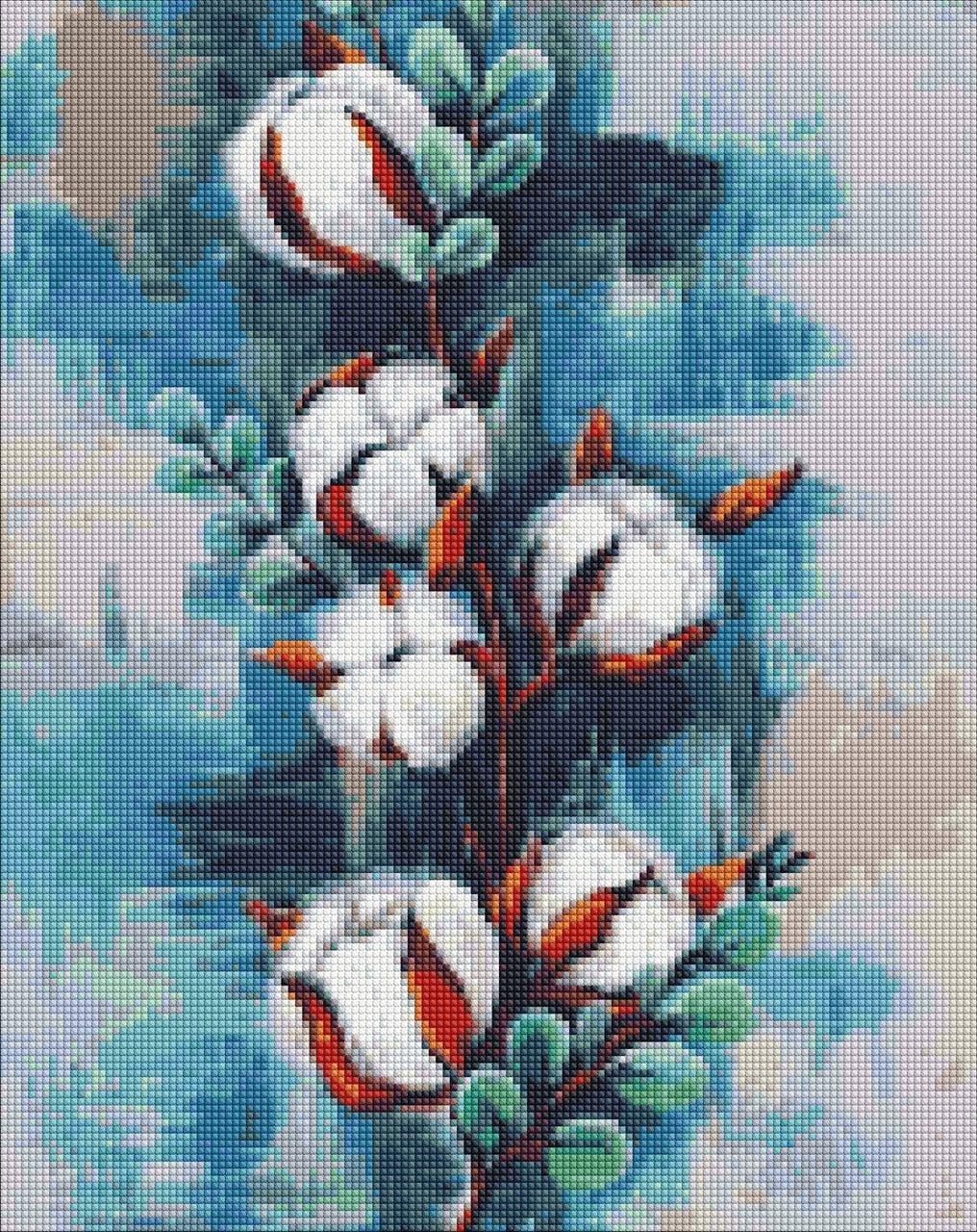 Алмазная мозаика Ideyka Хлопок 40х50 см (2987255173)