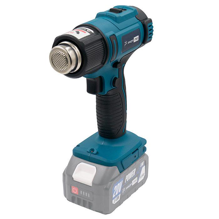 Фен акумуляторний PROFI-TEC 20V DHG550PT POWERLine без акумуляторів та зарядного пристрою (005933) - фото 2