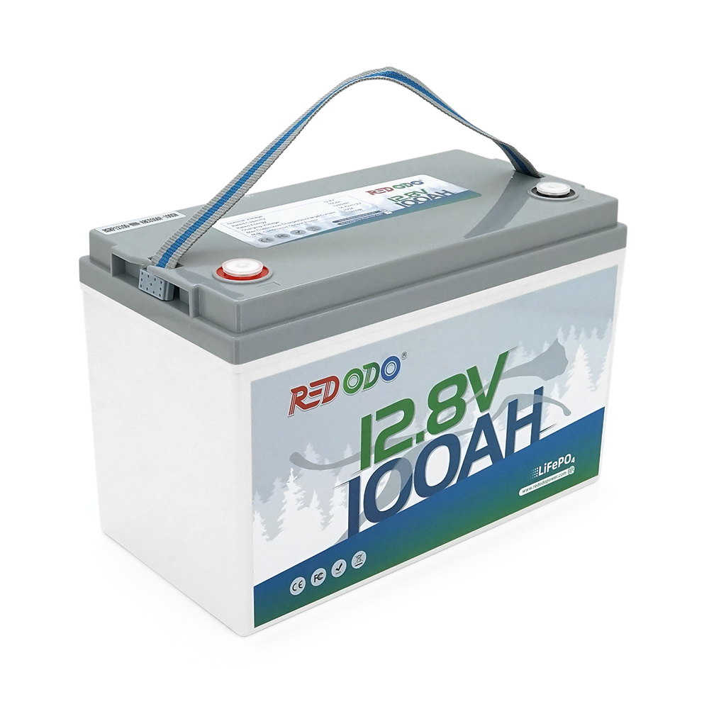 Аккумулятор Redodo LiFePO4 12,8V 100 Ah BMS 100A для солнечных систем кемперов и электромобилей (38922)