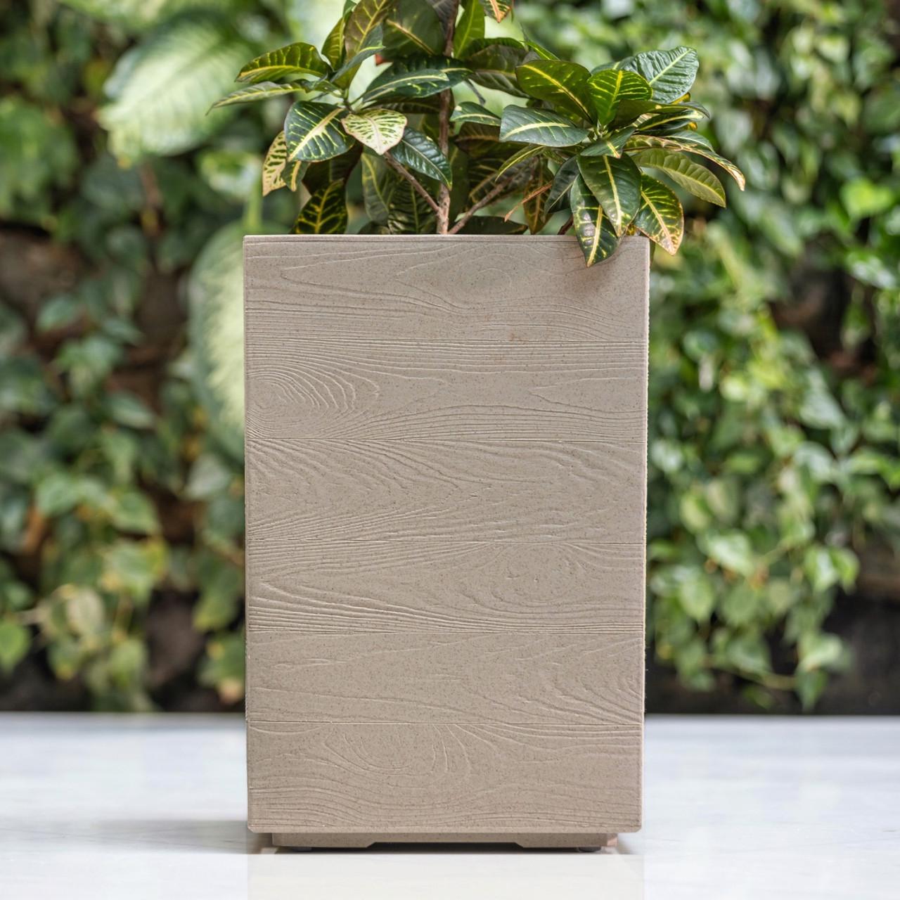 Вазон для квітів Lamela KARO квадратний 400x400x600 мм Лате (25419751839) - фото 2 Вазон для квітів Lamela KARO квадратний 400x400x600 мм Лате (25419751839) - фото 2