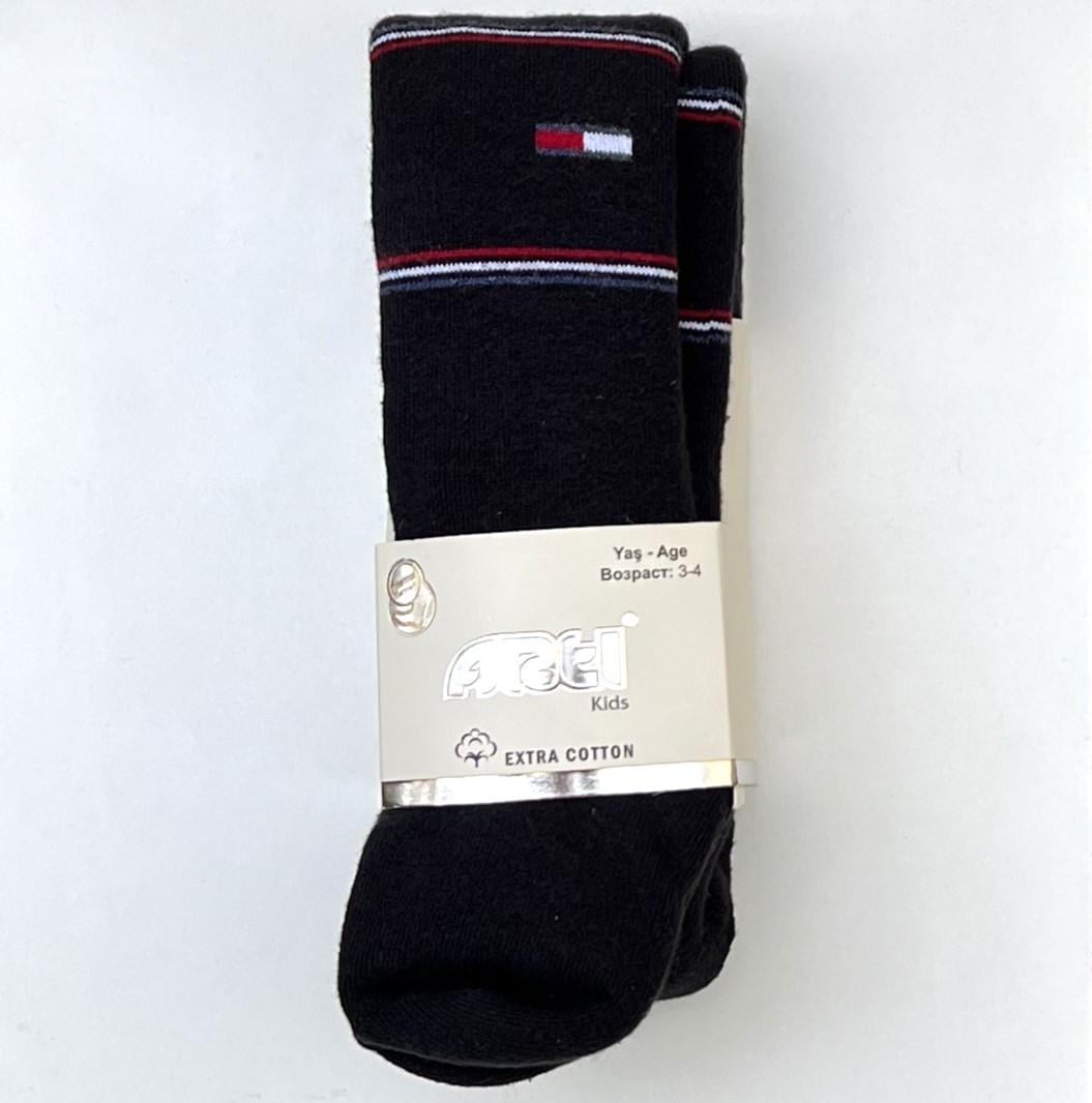 Колготки для мальчиков махровые Arti однотонные Hilfiger 80-92 см Черный (AR350157B)