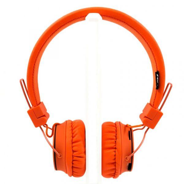 Наушники накладные NIA X2 Bluetooth-стерео Orange (11012) - фото 6