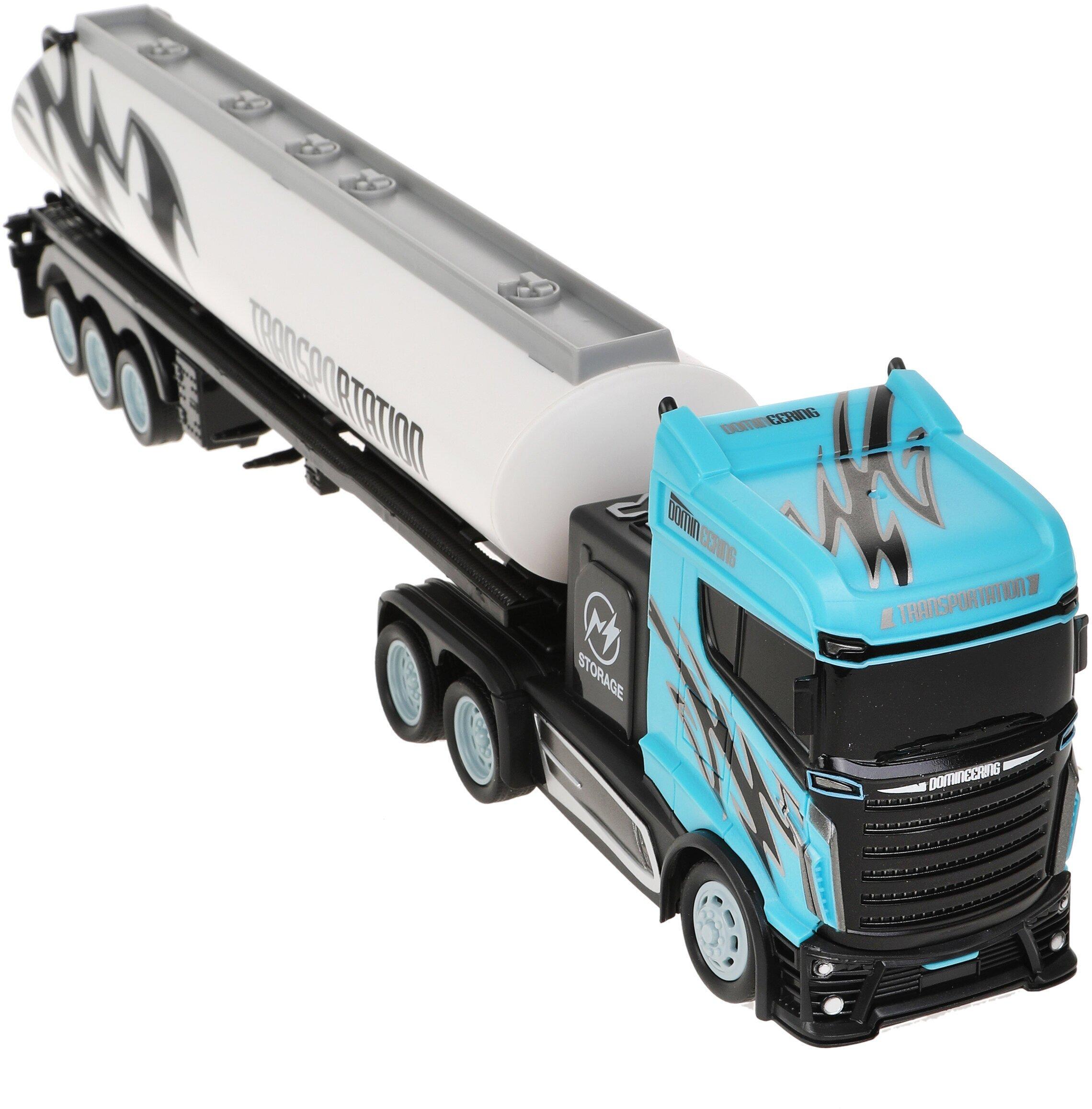 Грузовик на радиоуправлении с дорожными знаками 1:16 Голубой (13916003) - фото 4 Грузовик на радиоуправлении с дорожными знаками 1:16 Голубой (13916003) - фото 4