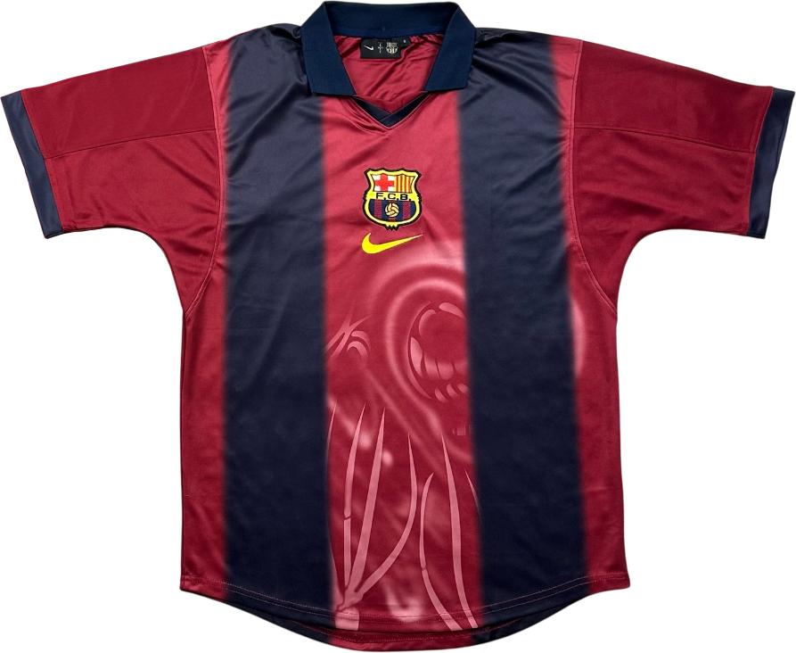 Поло Барселона Travis Scott 2024-2025 M Бордово-синий (F0208)