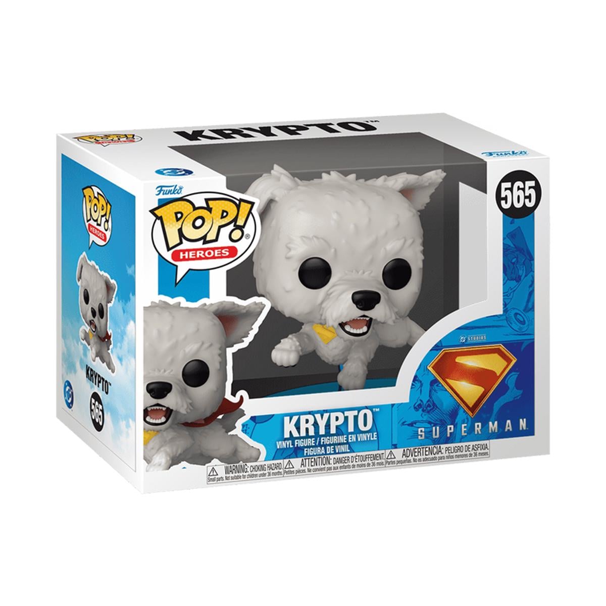 Детская игровая фигурка Funko POP DC Krypto the Superdog Белый (85645)