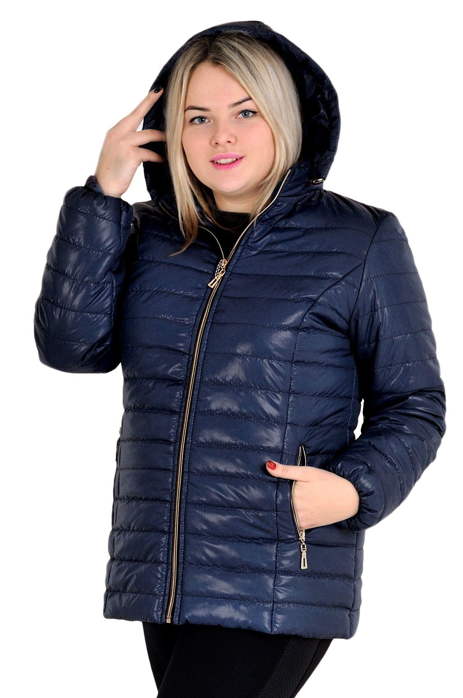 Куртка жіноча демісезонна San-A-Belle Леді L Синій (29226739) - фото 2 Куртка жіноча демісезонна San-A-Belle Леді L Синій (29226739) - фото 2