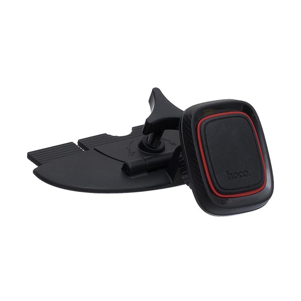 Автодержатель магнитный Hoco CA25 Lotto series в CD слот Черный