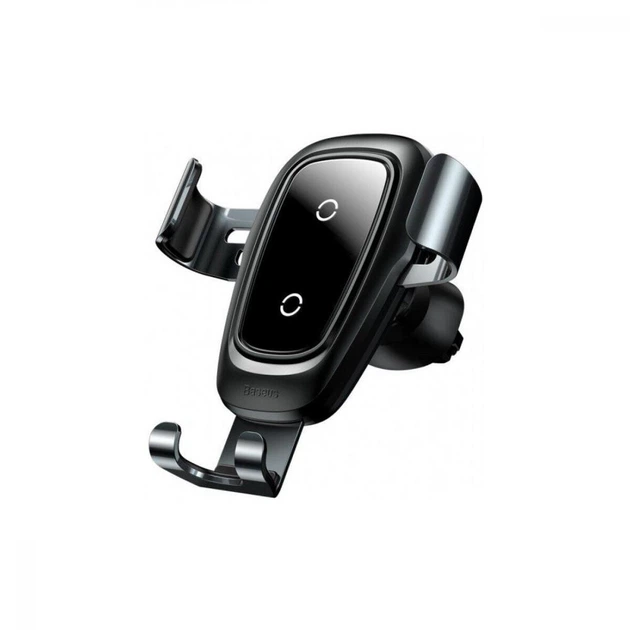 Автодержатель для телефона с БЗП Baseus Metal Holder Air Outlet Tarnish Black (KST-WXYL-B0A)