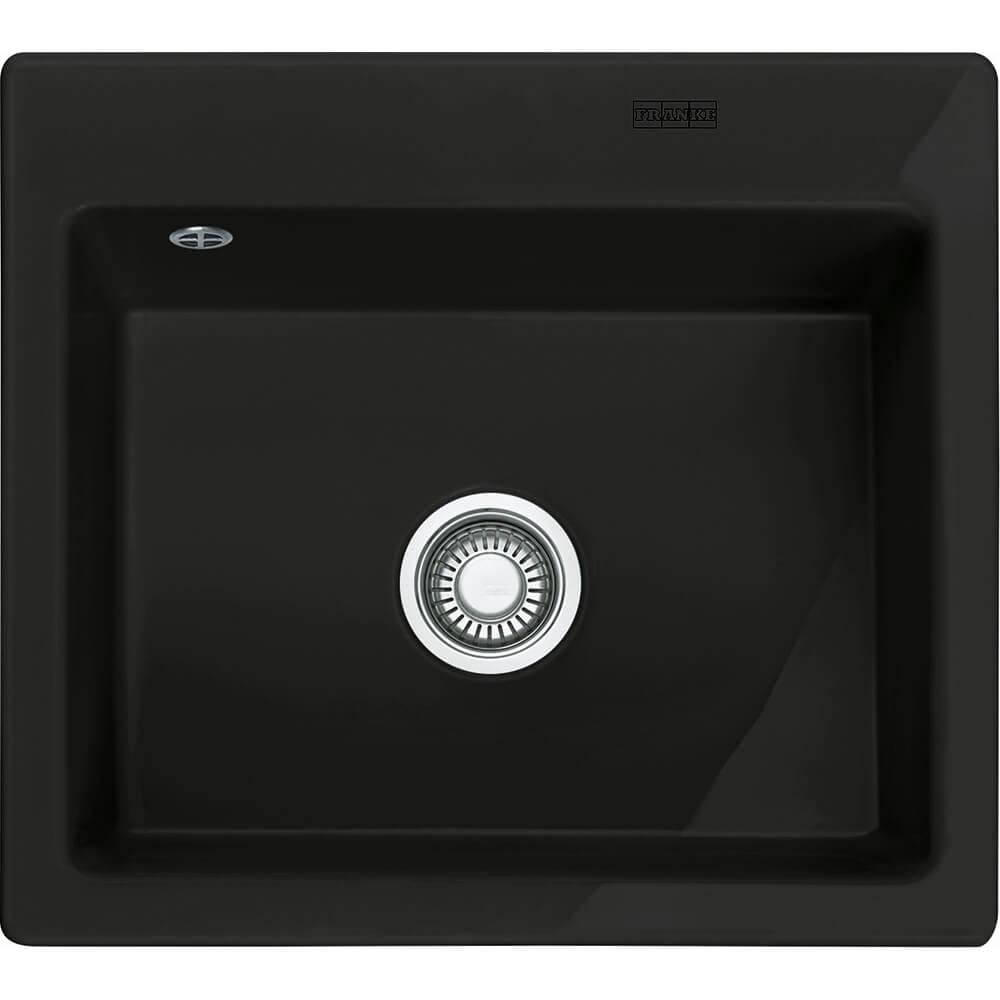 Мойка кухонная Franke гранит 124.0380.250 580x510 мм прямоугольная Черный (225536)