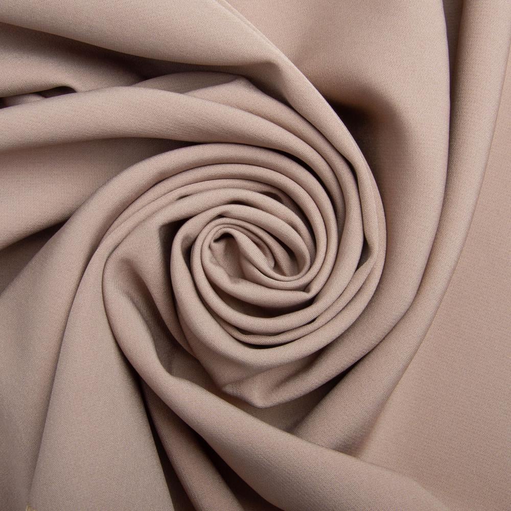 Ткань костюмная однотонная для одежды/платья/костюмов/юбок 150 см 282 гр/м2 Темно-бежевый (1409)