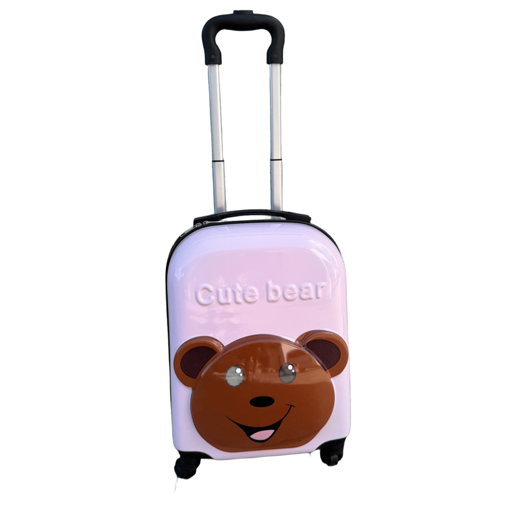 Детский дорожный чемодан на колесах Ecarla WP05 Розовый (30741857)