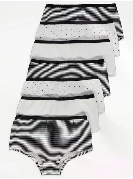 Комплект трусів коротких George для дівчинки 575/5751/0671 10 шт. 134-140 см Різнокольоровий (34983593)