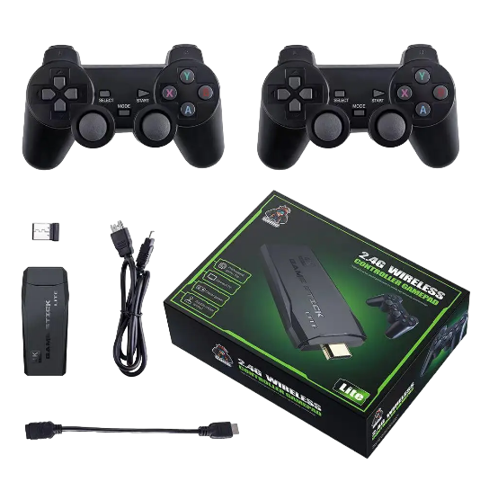 Приставка игровая Game Stick Lite M8 64 GB 4K Ultra HD на два джойстика (17844230)