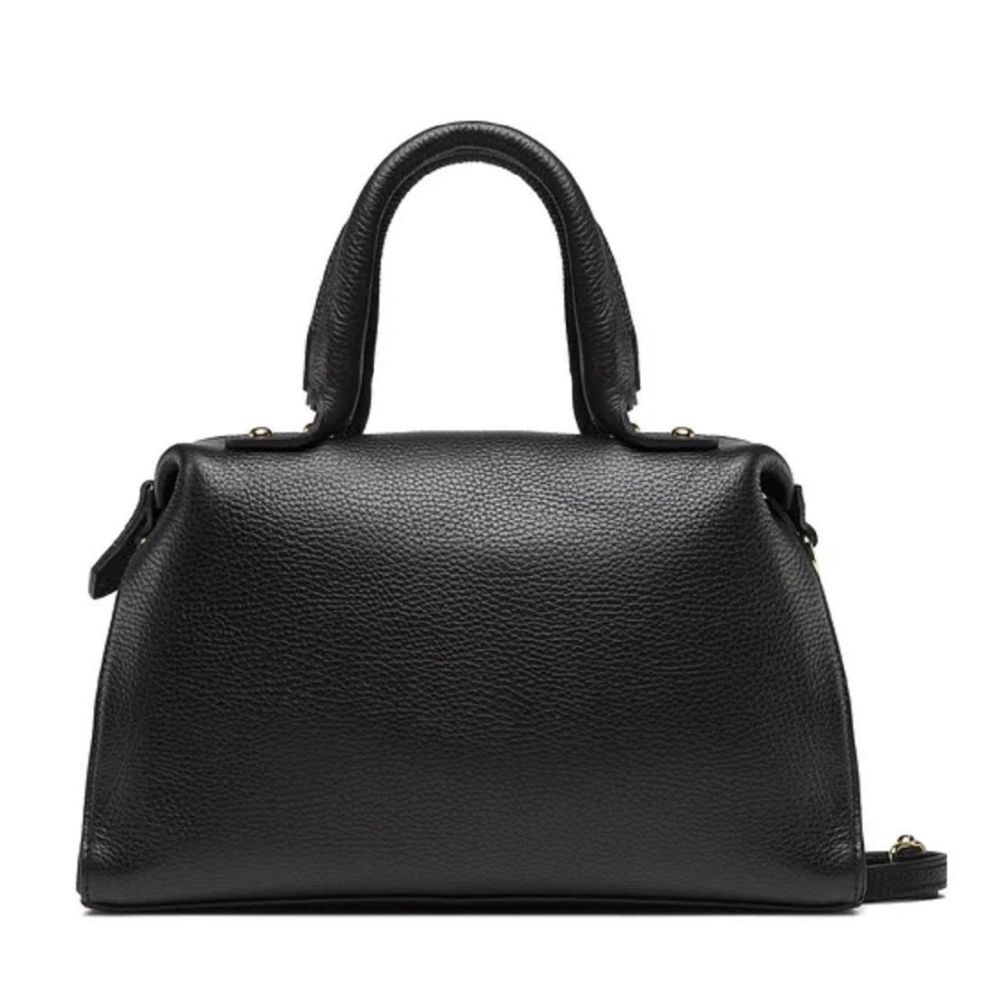 Женская сумка Royal Bag F-IT-8710A кожаная Черный (5879)