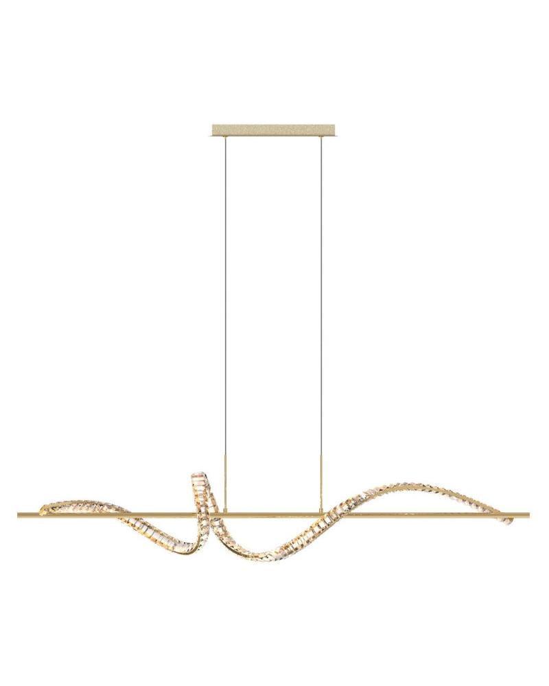 Люстра Zuma Line MD3170-1-3GT Athesa LED 1x24,5W 3000K-6000K 2800Lm IP20 (24574441)