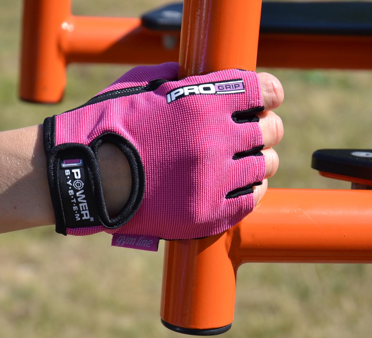 Рукавички для фітнесу Power System PS-2250 Pro Grip жіночі M Pink (21462961) - фото 4