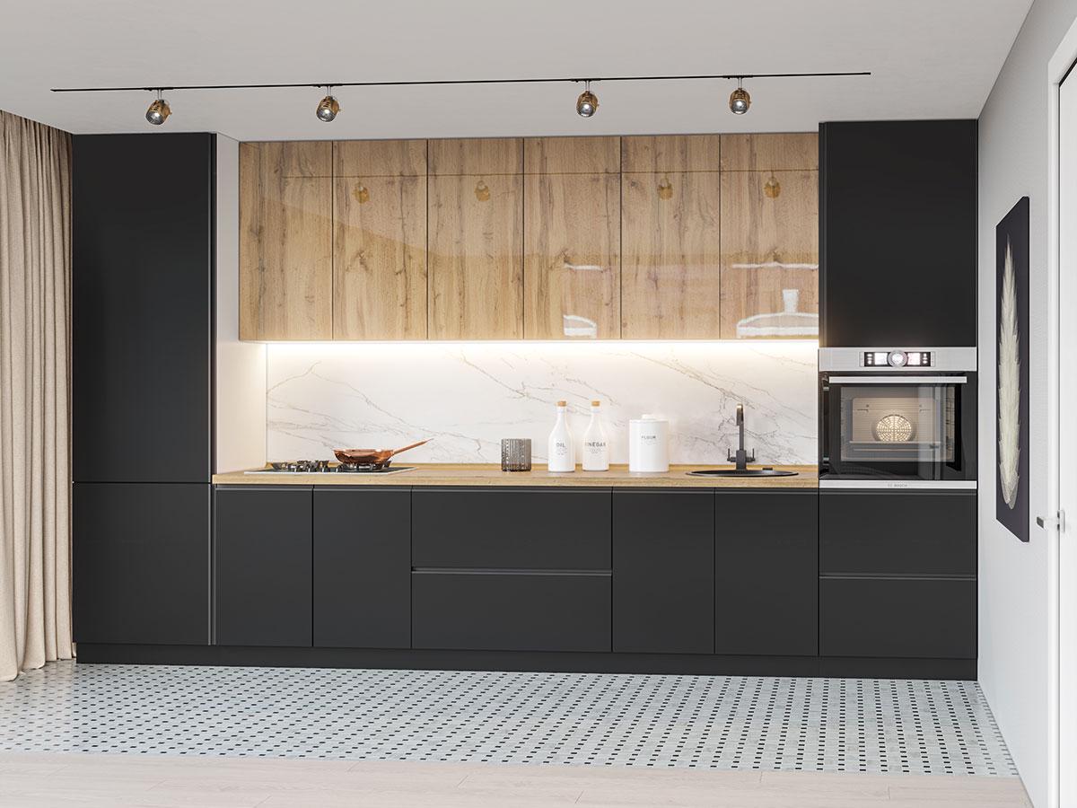 Кухня модульная Sophie Шелковвый камень/Артвуд светлый (000-001-1013)