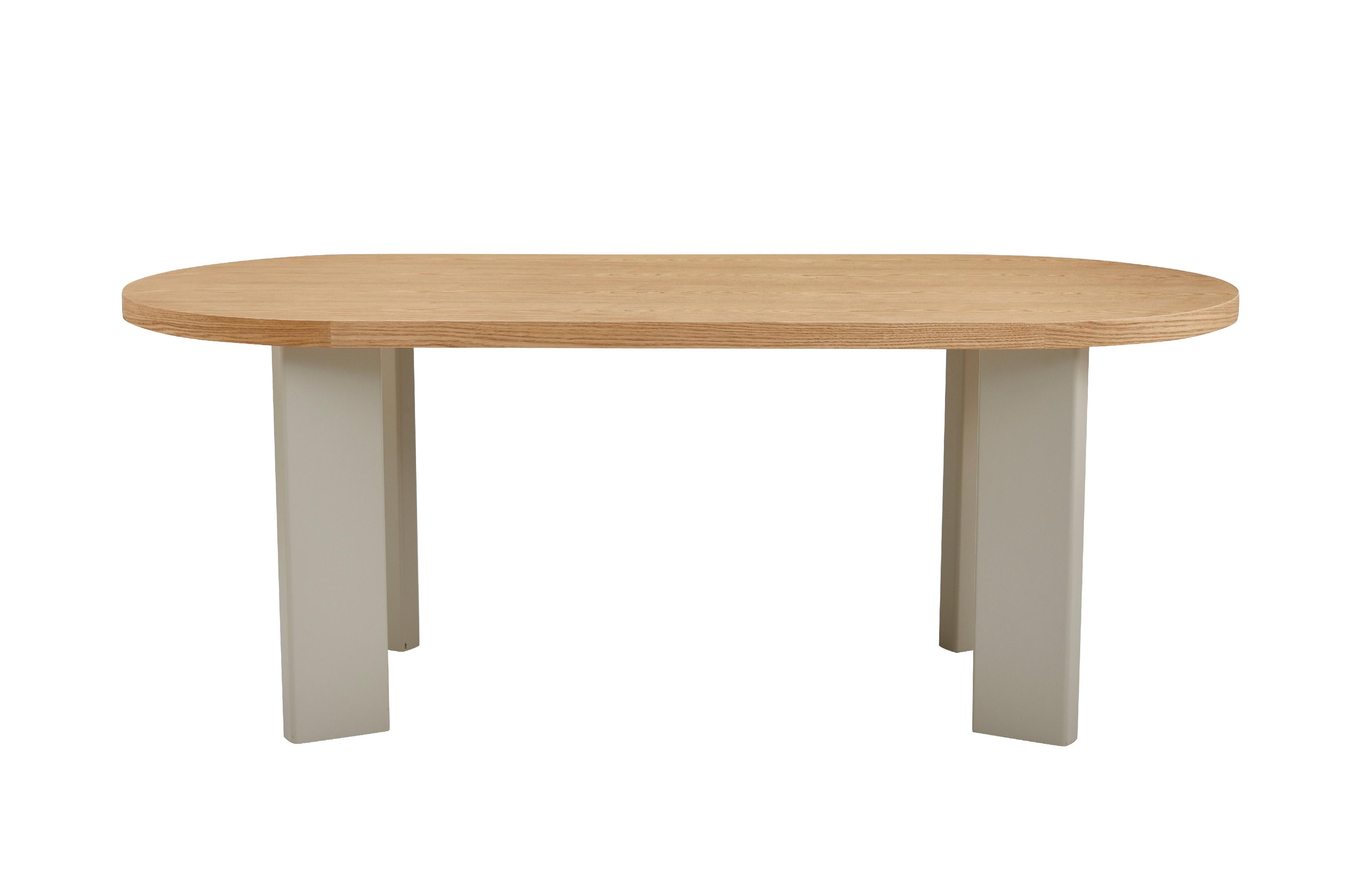 Стіл обідній Нікколо Ветро 2000/900/750 мм МДФ Ясен/Теплий пісок (TМ-236) - фото 2 Стіл обідній Нікколо Ветро 2000/900/750 мм МДФ Ясен/Теплий пісок (TМ-236) - фото 2