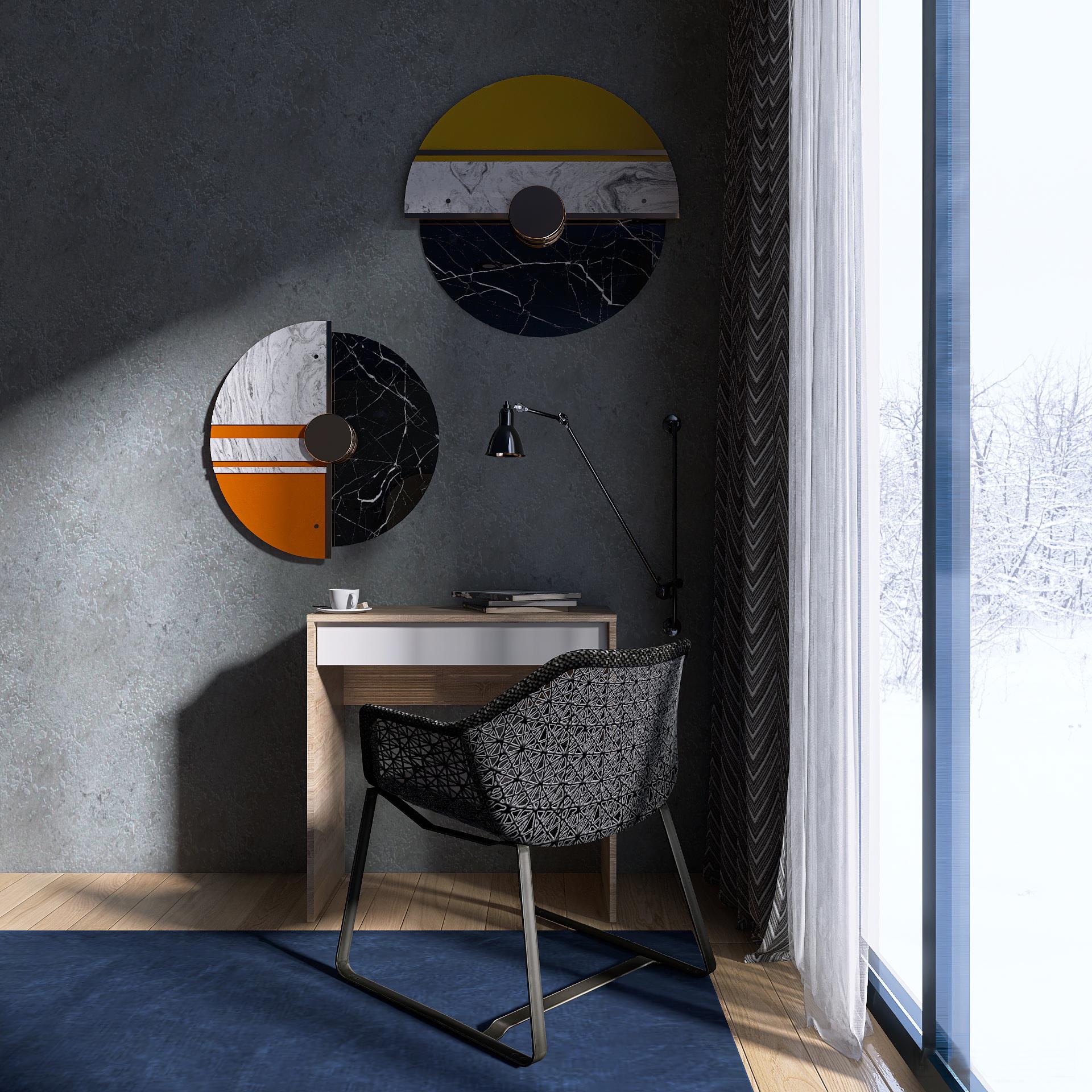 Компьютерный стол Еверест СИТИ мини 750 75х38х75 см Дуб сонома/Белый (09436)