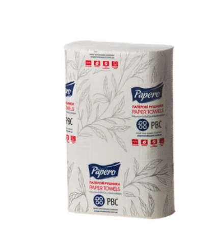 Полотенце целлюлозное Papero Z-укладка 225х220 мм 200 листов