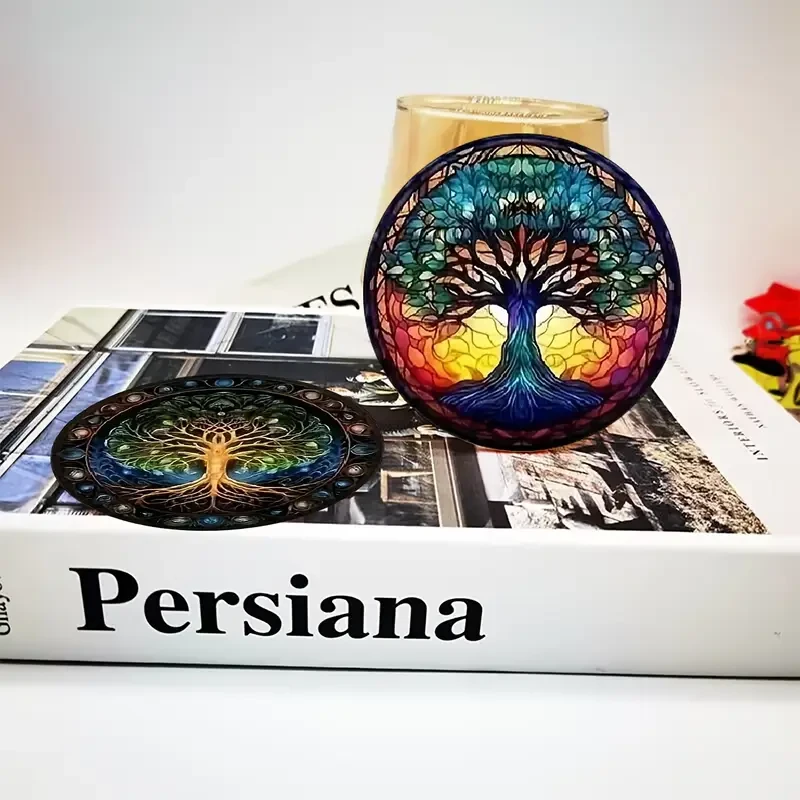 Набор деревянных подставок под чашки Дерево жизни 8 шт. - фото 3 Набор деревянных подставок под чашки Дерево жизни 8 шт. - фото 3