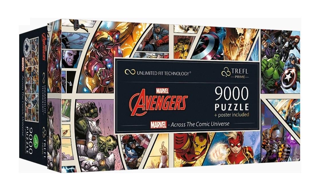 Пазли Trefl Безмежна колекція Марвел Месники 81022 9000 елементів в коробці (5900511810226)