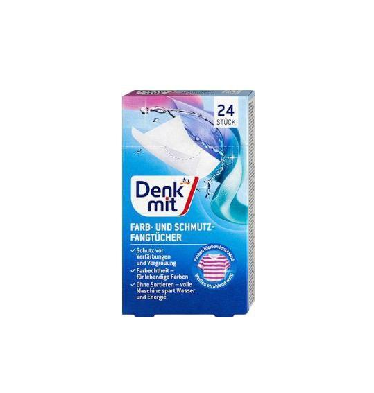 Серветки для захисту кольору Denkmit 24 шт. Серветки для захисту кольору Denkmit 24 шт.