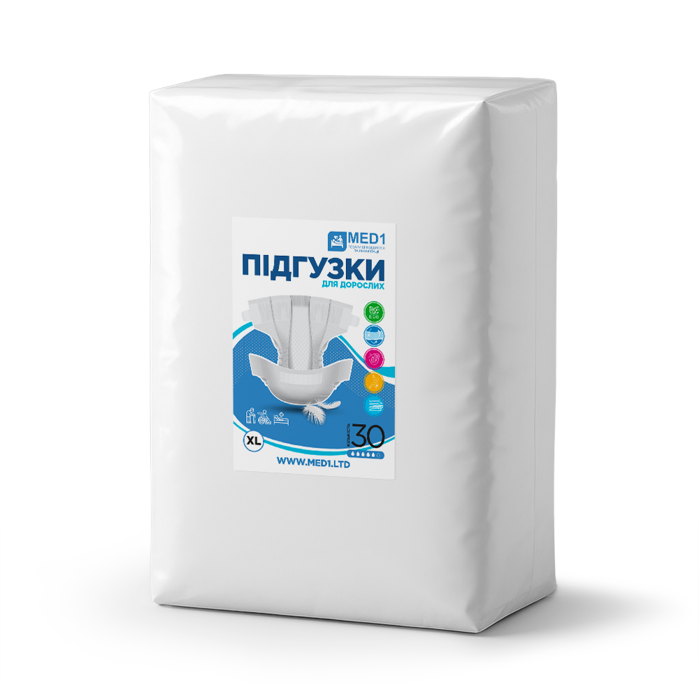Подгузники для взрослых MED1-WC01 XL 30 шт. (MED1-WC01XL30)