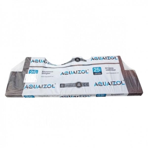 Битумная черепица Aquaizol Акцент 3,0 м2 Виски (29657465) - фото 8