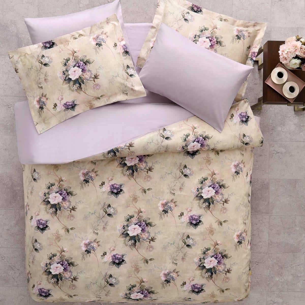 Постельное белье Tivolyo Home Belissa делюкс сатин евро