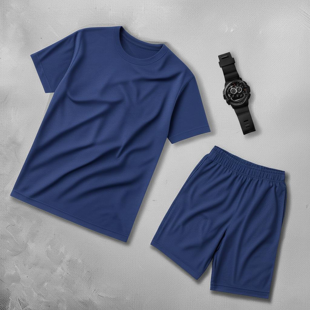 Костюм Gamer Intruder мужской летний трикотажный L-XL Синий (1836637815/3/2)