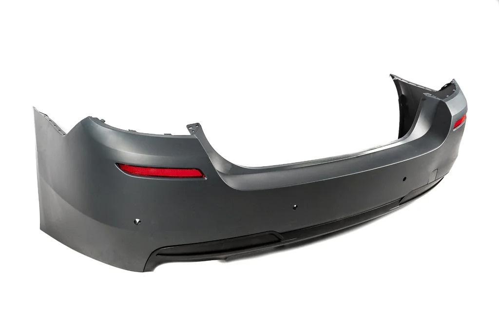 Бампер задний М-Performance под раздвоенную выхлопную систему GBT для BMW 5 серия F-10/11/07 2010-2016 гг. пластик под покраску (150866)