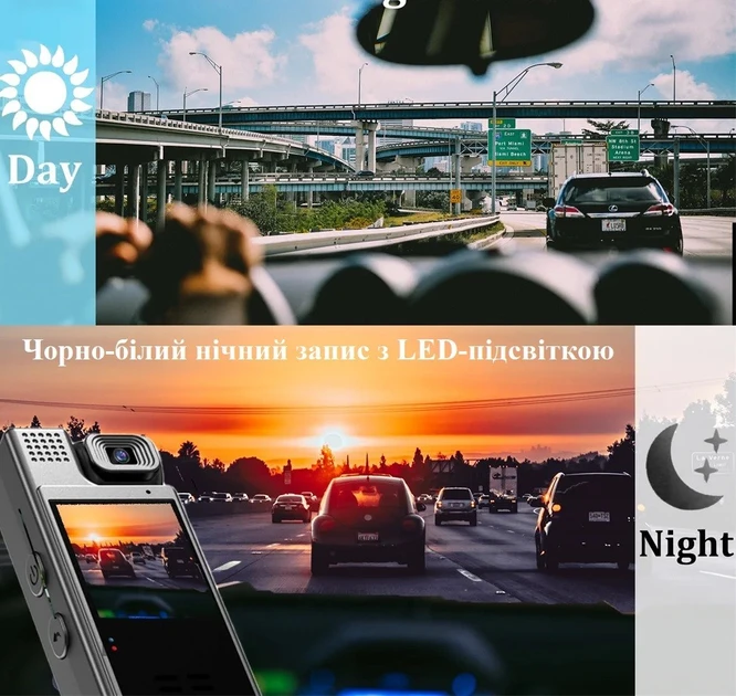 Боди-камера аккумуляторная L9 с дисплеем 1.3" датчик движения 1200 мА-час (21724925) - фото 3 Боди-камера аккумуляторная L9 с дисплеем 1.3" датчик движения 1200 мА-час (21724925) - фото 3