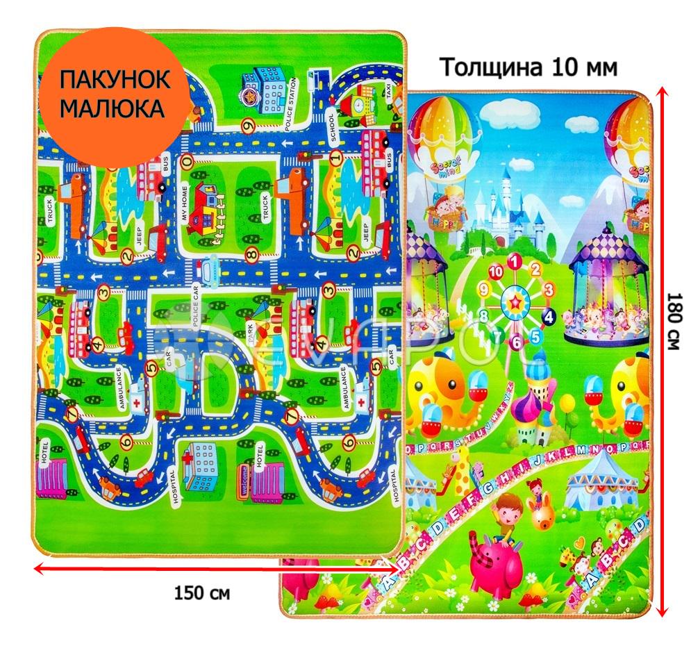 Килимок дитячий розвиваючий Play Mat двосторонній - фото 3