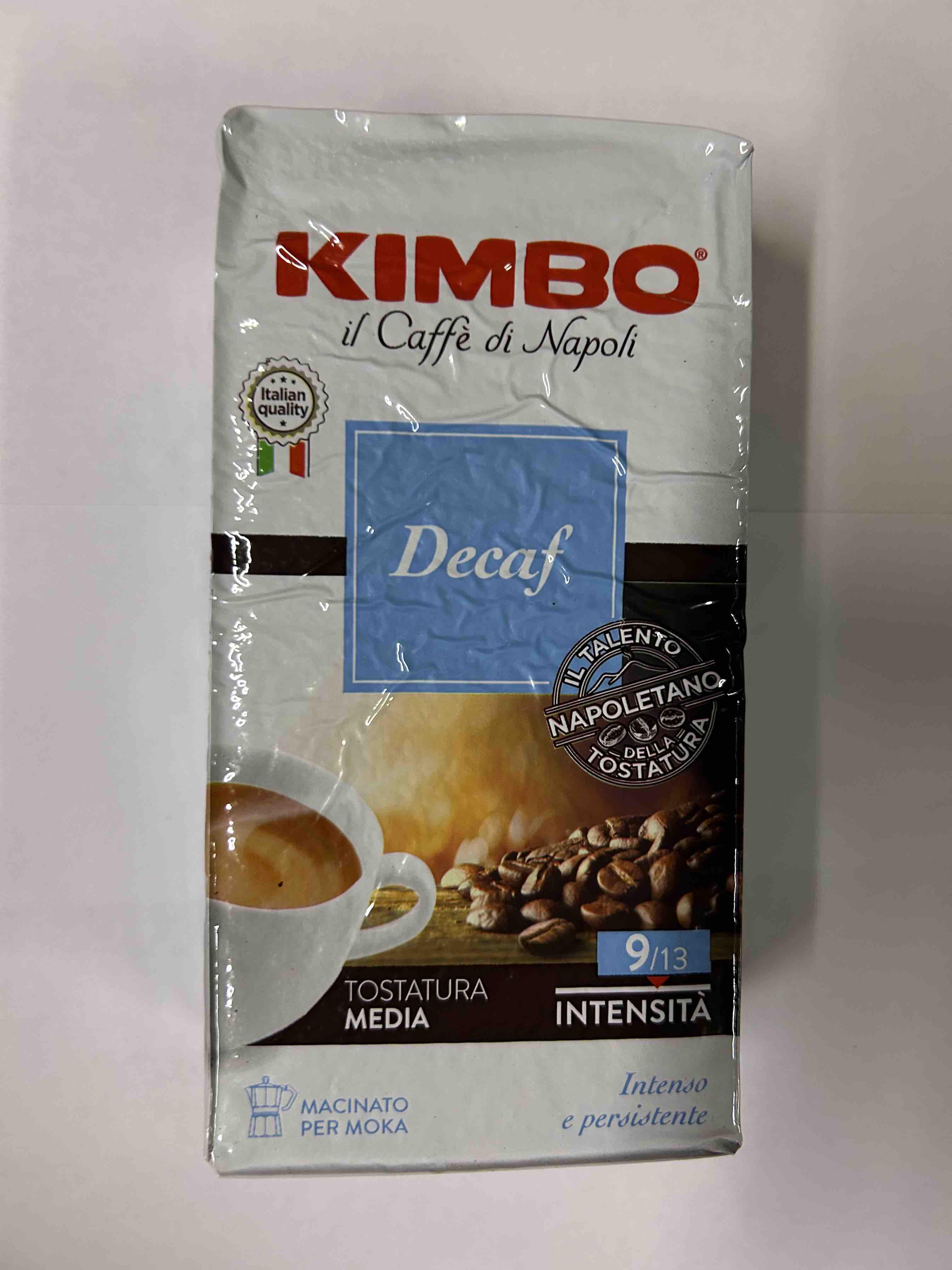 Кава мелена Kimbo Decaf без кофеїну 250 г Італія