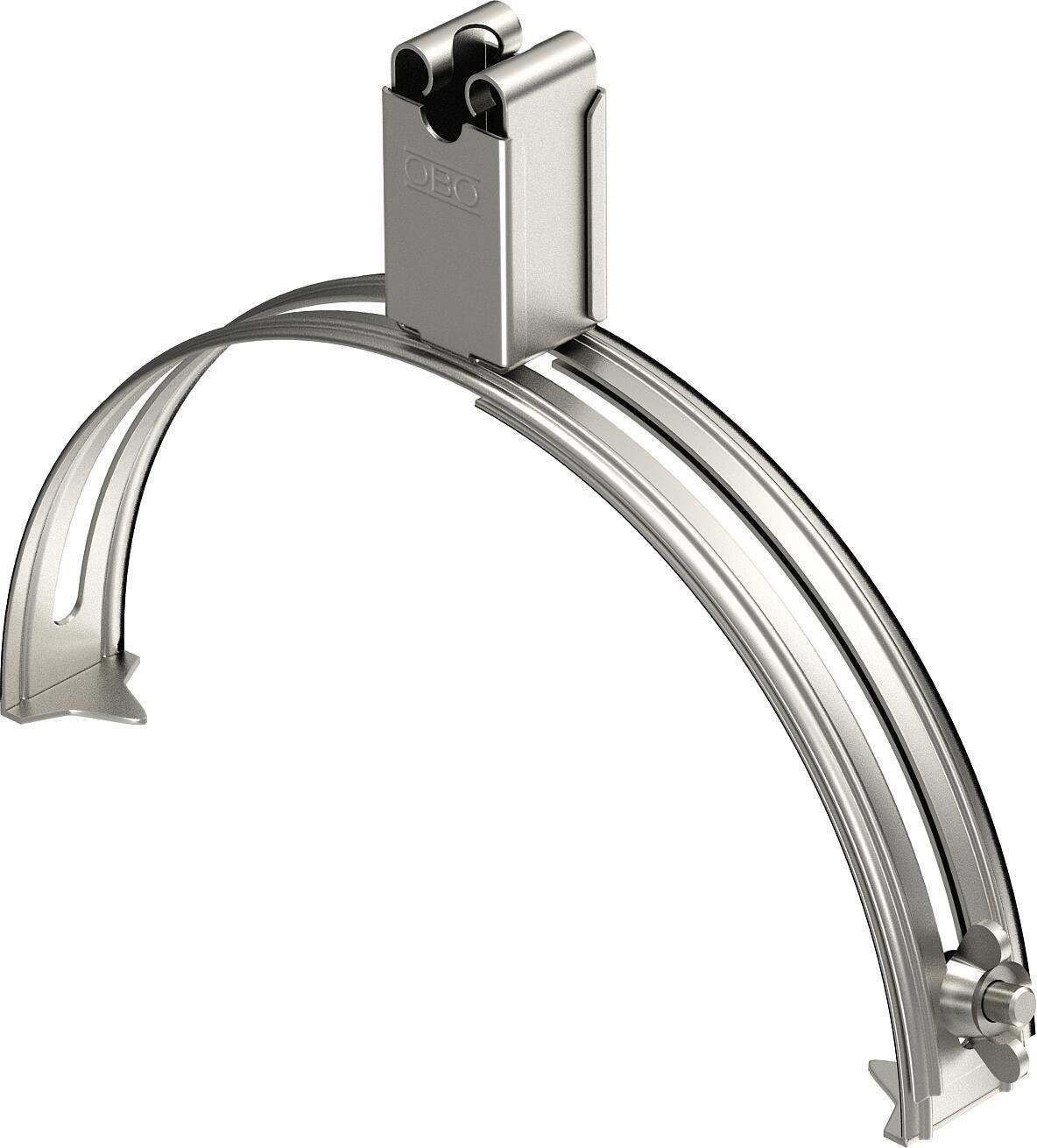 Тримач коньковий напівкруглий OBO bettermann прута ø 8 мм діапазон затиску 185-260 мм нержавіюча сталь (5202836)