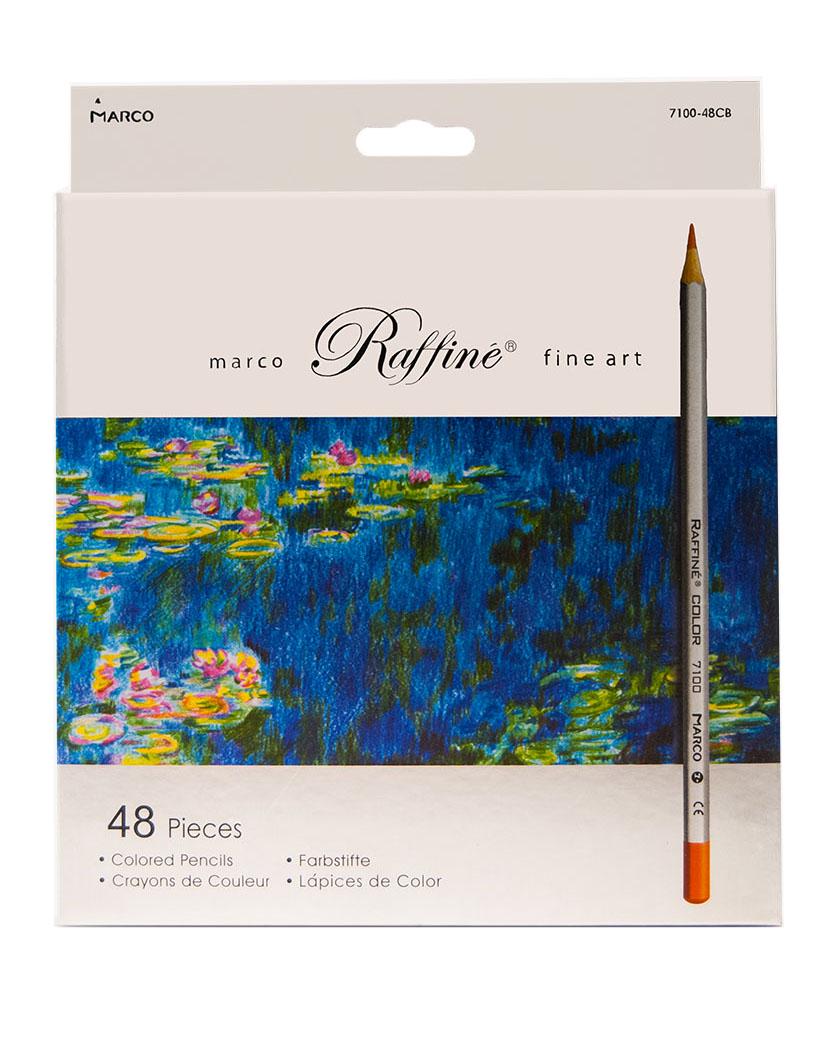 Карандаши цветные Marco Raffine 48 цветов (7100-48CB)